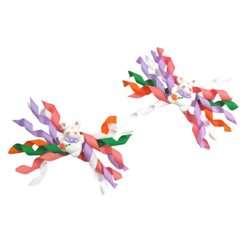 Bunte Haarspange mit Oster-Cartoon-Motiv, für Kinder und Jugendliche, Festival-Accessoire, Cotume-Haarnadel, Urlaubsmotiv-Haarteile von Duyeuau