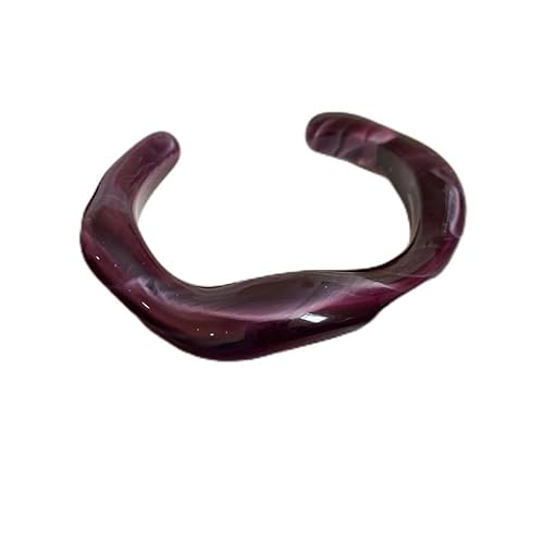 Duyeuau Armreif aus Kunstharz, Dopamin, Retro-Stil, stilvoller Unisex-Temperament-Schmuck für Freizeit oder formelle Anlässe, modisches Retro-Armband, Einheitsgröße, Wie beschrieben von Duyeuau