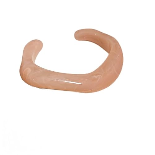 Duyeuau Armreif aus Kunstharz, Dopamin, Retro-Stil, stilvoller Unisex-Temperament-Schmuck für Freizeit oder formelle Anlässe, modisches Retro-Armband, Einheitsgröße, Wie beschrieben von Duyeuau