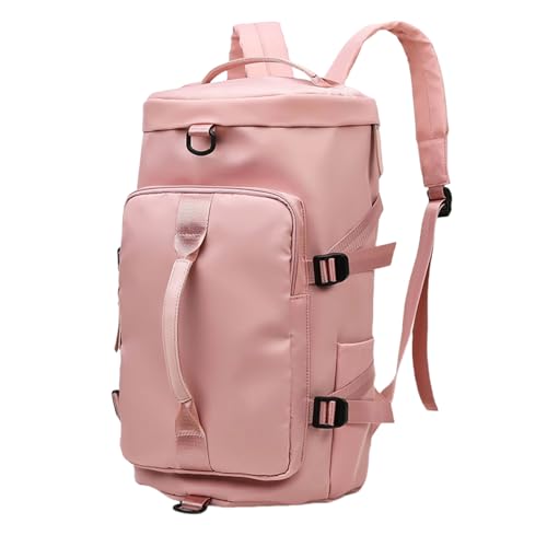 Duyeuau Große Kapazität Oxford Tuch Rucksack mit Nass- und Trockenfach Schultertasche Casual Handtasche für Reisen u, Leichtes Fleischpulver, 25*25*46cm Duyeuau Große Kapazität Oxford Tuch Rucksack mit Nass- und Trockenfach Schultertasche Casual Handtasche für Reisen u, Leichtes Fleischpulver, 25*25*46cm von Duyeuau