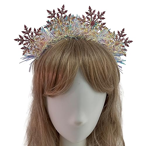 Duyeuau Lametta-Haarreif für Erwachsene und Kinder, Schneeflocken-Form, für Damen, Spa, Make-up, Weihnachten, Fotografieren, Karneval, Party, Kopfschmuck Duyeuau Lametta-Haarreif für Erwachsene und Kinder, Schneeflocken-Form, für Damen, Spa, Make-up, Weihnachten, Fotografieren, Karneval, Party, Kopfschmuck von Duyeuau