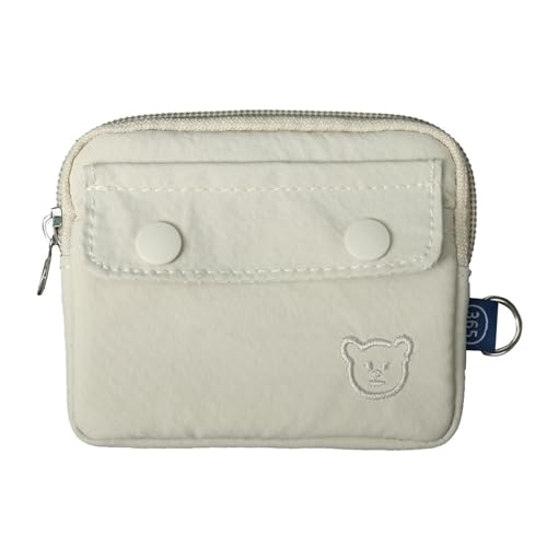 Duyeuau Reise-Münz-Organizer mit großem Fassungsvermögen, sicherer geschlossener Verschluss, verschleißfester Polyester-Kartenhalter für Gegenstände, kompaktes Kartenetui mit Reißverschluss und von Duyeuau