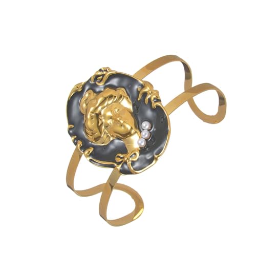 Duyeuau Verstellbarer Edelstahl-Armreif mit Schmetterlings-Motiv, Unisex-Schmuck zum Verschenken und alltägliche Mode-Statements, verstellbare offene Manschette, Einheitsgröße, Wie beschrieben von Duyeuau