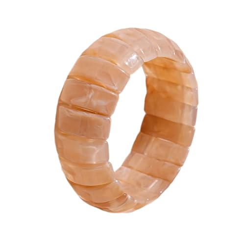 Duyeuau Vintage-inspirierter Acryl-Armreif mit Farbverlauf, modernes modisches Armband, minimalistischer Schmuck für den täglichen Gebrauch, minimalistischer geometrischer Schmuck für Damen von Duyeuau