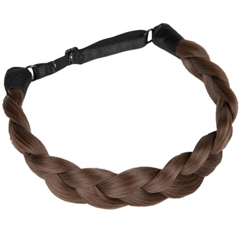 Geflochtenes Haarband mit hoher Elastizität, Party-Haarband, breit, geflochtenes Haar-Accessoire für schöne geflochtene Stile von Duyeuau