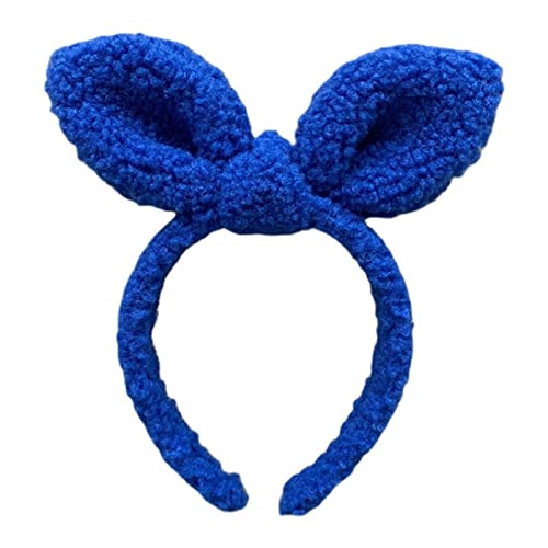 Haarband mit pelzigen Ohren, Plüsch, Cartoon-Haarband, zum Waschen von Gesicht, Make-up, Bühnenkopfschmuck von Duyeuau