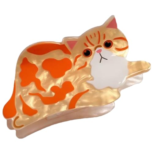Haarklammer für Teenager, Cartoon-Katzen-/Hundeform, Zarter Kiefer-Clip, weibliches Make-up, Fotografieren, Kieferclip, rutschfest Haarklammer für Teenager, Cartoon-Katzen-/Hundeform, Zarter Kiefer-Clip, weibliches Make-up, Fotografieren, Kieferclip, rutschfest von Duyeuau
