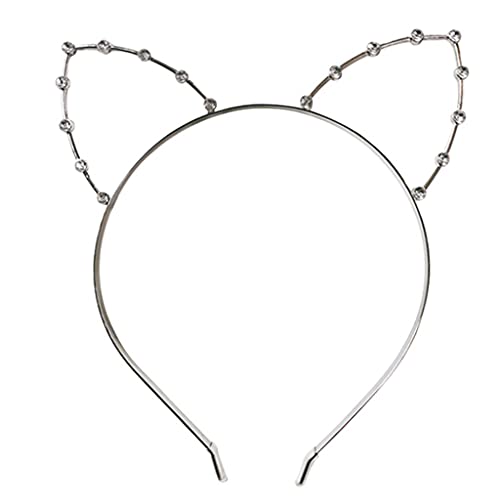 Haarreif mit Strasssteinen und Rentiergeweih, Kristall, für Ohren, zartes Haar-Accessoire, Party-Kreaturen-Thema von Duyeuau