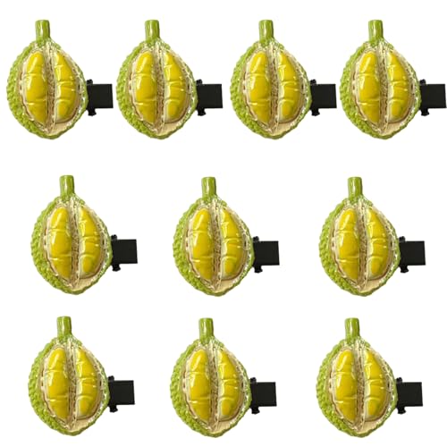 Schöne Haarnadel aus Kunstharz für Kinder, Entenschnabel-Clip, Seitennadel, Simulation, Obst-Haarspange, Haarstyling-Zubehör von Duyeuau