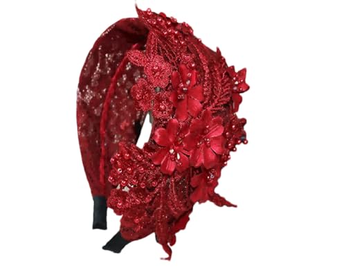 Damen Brautkleid Hochzeitskleid Spitze Haarband Mode Party Stirnbänder von Dvbfufv
