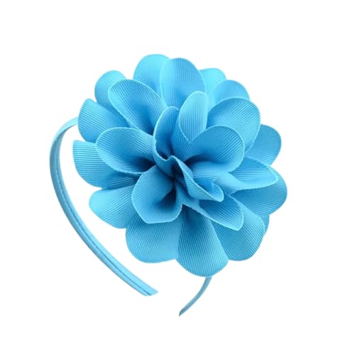 Damen-Haarbänder, einfarbig, große Blume, Party-Haarbänder, Mädchen-Haar-Accessoire von Dvbfufv