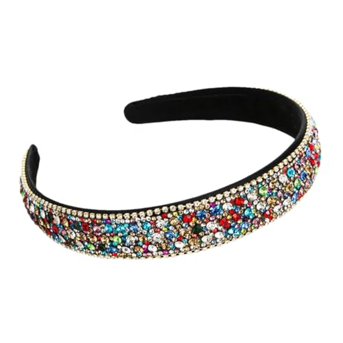 Damen Kristall Stirnband Damen Mode Diamant Haarbänder Mädchen Täglich Haarschmuck von Dvbfufv