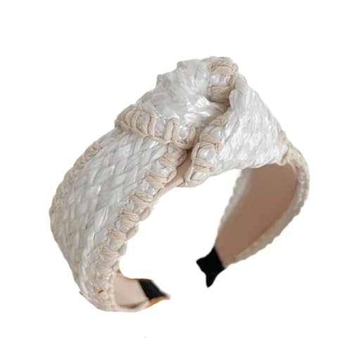 Damenmode Stroh Patchwork Haarband Sommer Turban Haarschmuck von Dvbfufv
