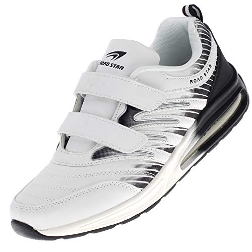 Damen Herren Sportschuhe mit Klettverschluss leichte Turnschuhe Sneaker Dämpfung Laufschuhe Freizeitschuhe Straßenlaufschuhe 82835 von Dvina