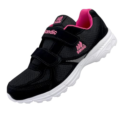 Damen Jungen Sportschuhe Sneaker Turnschuhe Laufschuhe Freizeitschuhe SD2214 Schwarz-Pink EUR 38 von Dvina