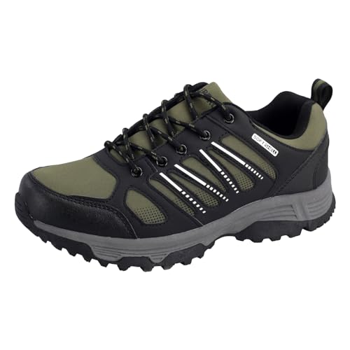 Dvina Herren Damen Trekkingschuhe Outdoor Wanderschuhe Unisex Sportschuhe Sneaker 8459 Khaki EU 36 von Dvina