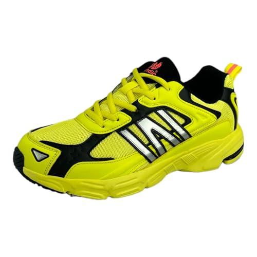 Dvina Herren Jungen Sneaker Sportschuhe Turnschuhe Freizeitschuhe Laufschuhe SD6310 7.Black-Yellow EUR 43 von Dvina