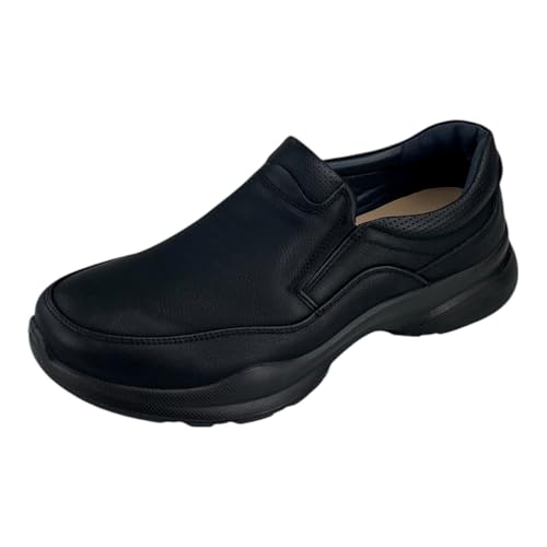 Dvina Herren Slipper Halbschuhe Schlupfschuhe Freizeit Alltag Schuhe 40-46 Neu 1381 Schwarz 46 von Dvina