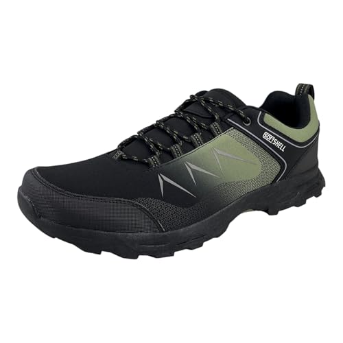 Dvina Herren Sneaker Übergröße Trekkingschuhe Wanderschuhe Outdoorschuhe Schnürer Neu Khaki 49 von Dvina