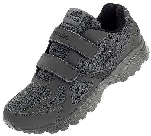 Dvina Herren Sportschuhe Sneaker Gr.41-46 Turnschuhe Laufschuhe Freizeitschuhe SD2214 3. Dk.Grau-Schwarz 42 von Dvina