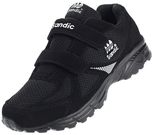 Damen Jungen Sportschuhe Sneaker Turnschuhe Laufschuhe Freizeitschuhe SD2214 Schwarz-Grau EUR 41 von Dvina
