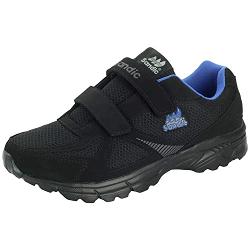 Dvina Herren Sportschuhe Sneaker Turnschuhe Laufschuhe Freizeitschuhe SD2214 11. Schwarz-Royal 45 von Dvina