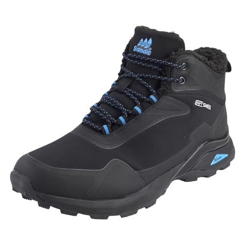 Dvina Herren Winterstiefel in Übergröße - Robuste Trekkingschuhe Wanderschuhe gefütterte Boots UG6005 Schwarz Blau EU 48 Dvina Herren Winterstiefel in Übergröße - Robuste Trekkingschuhe Wanderschuhe gefütterte Boots UG6005 Schwarz Blau EU 48 von Dvina