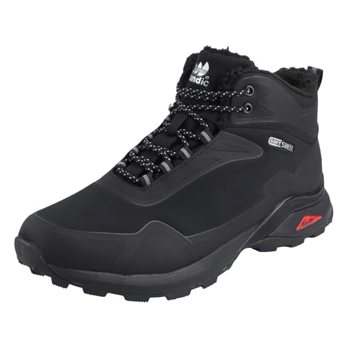Dvina Herren Winterstiefel in Übergröße - Robuste Trekkingschuhe Wanderschuhe gefütterte Boots UG6005 Schwarz EU 47 Dvina Herren Winterstiefel in Übergröße - Robuste Trekkingschuhe Wanderschuhe gefütterte Boots UG6005 Schwarz EU 47 von Dvina