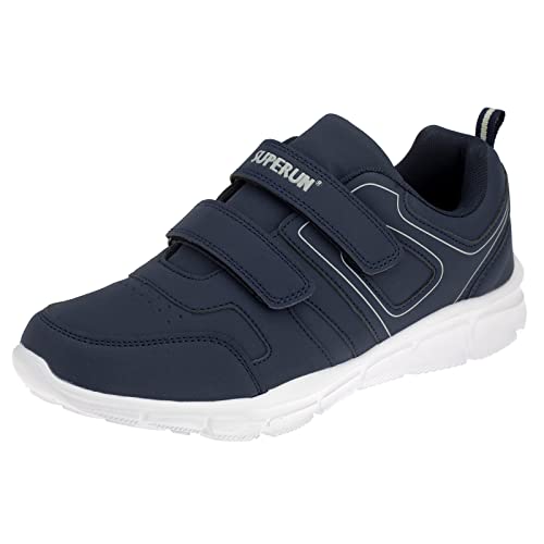 Dvina Sport Turnschuhe Sneaker Sportschuhe Klettverschluss Laufschuhe 5786 Blau EU 41 von Dvina