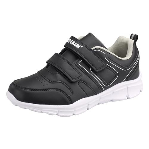 Dvina Sport Turnschuhe Sneaker Sportschuhe Klettverschluss Laufschuhe 5786 Schwarz Weiß EU 37 von Dvina