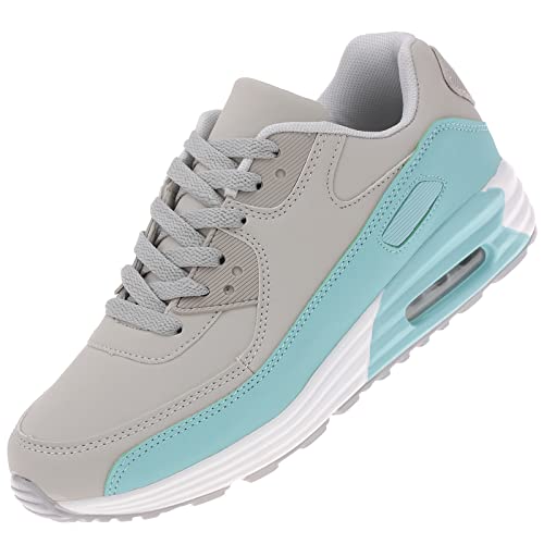 Herren Damen Sportschuhe Sneaker Laufschuhe Turnschuhe Straßenlaufschuhe Joggingschuhe Walking Fitness Schuhe Luftkissen 82623 von Dvina