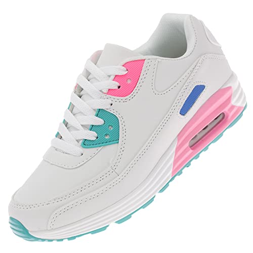 Herren Damen Sportschuhe Sneaker Laufschuhe Turnschuhe Straßenlaufschuhe Joggingschuhe Walking Fitness Schuhe Luftkissen 82623 von Dvina