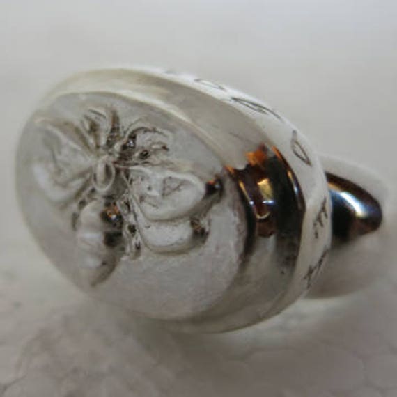 017 Sterling Silber Bienenring 017 Sterling Silber Bienenring von DvoraJewelry