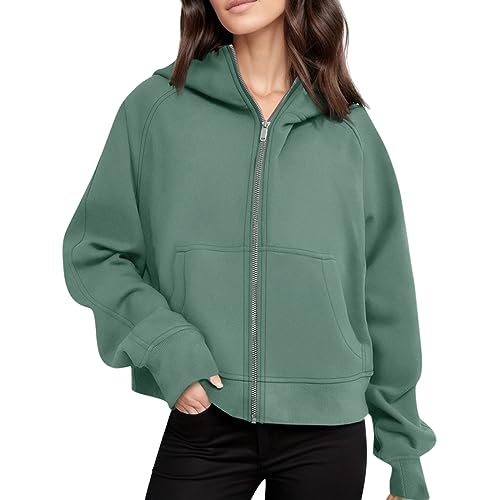 Dwevkeful Hoodie Damen Oversize Kapuzenjacke Kapuzenpullover Vintage Sweatjacke mit Kapuze Longshirt Zipper College Jacke Spleißen Langarmshirts Casual Kapuzenjacke Hoodie Teenager Mädchen von Dwevkeful