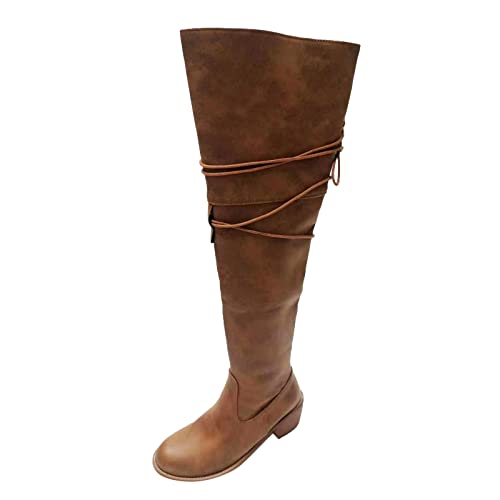 Dwevkeful Langschaftstiefel Overknees Stiefel Damen Sexy Stretch High Heels Stiefel mit spitzem Langschaftstiefel Einfarbig Schlupfstiefel Winterstiefel Elegante Herbst Winter Sockenstiefel von Dwevkeful