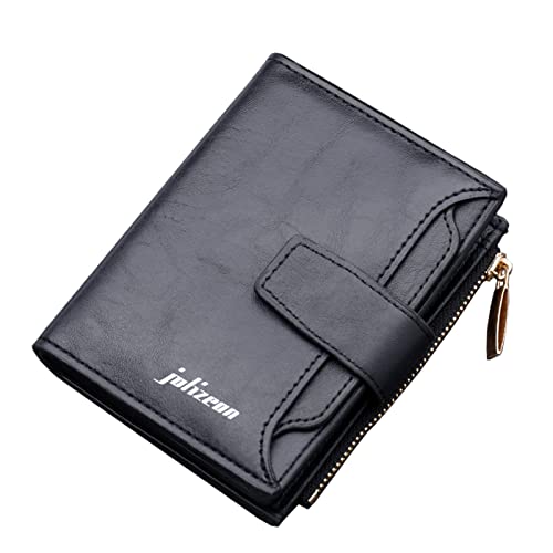 Dwevkeful Mini Geldbörse Damen Clip ID Mens Holder Card Leather Credit Wallet Wallet Wallet Klein Brieftasche Schlanke Geldbörsen von Dwevkeful