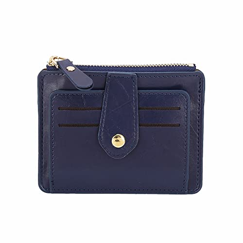 Dwevkeful Mini Geldbörse Damen Fashion ID Short Wallet Solid Color Open Purse Card Slots Führerschein Cover Clutch Bag Wallet Klein Brieftasche Schlanke Geldbörsen von Dwevkeful