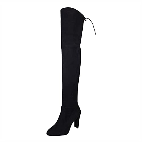 Dwevkeful Overknees Stiefel Damen Sexy Stretch High Heels Stiefel mit spitzem Langschaftstiefel Einfarbig Schlupfstiefel Winterstiefel Elegante Damenstiefel Herbst Winter Sockenstiefel Hohe Stiefe Dwevkeful Overknees Stiefel Damen Sexy Stretch High Heels Stiefel mit spitzem Langschaftstiefel Einfarbig Schlupfstiefel Winterstiefel Elegante Damenstiefel Herbst Winter Sockenstiefel Hohe Stiefe von Dwevkeful