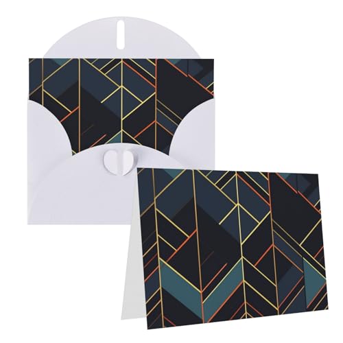 Dwrepo Geometrische Linien drucken Grußkarten Blanko-Karten mit Umschlägen Geburtstagskarten Dankeskarte Hochzeitsfeier Einladungskarten für alle Anlässe Dwrepo Geometrische Linien drucken Grußkarten Blanko-Karten mit Umschlägen Geburtstagskarten Dankeskarte Hochzeitsfeier Einladungskarten für alle Anlässe von Dwrepo