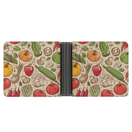 Dwrepo Herren-Ledergeldbörse für Herren, Gemüse, Obst, schlanke Brieftasche mit mehreren Karten, klassischer Passcase, Kartenhalter, Schwarz, Einheitsgröße, klassisch, schwarz, Einheitsgröße, Dwrepo Herren-Ledergeldbörse für Herren, Gemüse, Obst, schlanke Brieftasche mit mehreren Karten, klassischer Passcase, Kartenhalter, Schwarz, Einheitsgröße, klassisch, schwarz, Einheitsgröße, von Dwrepo