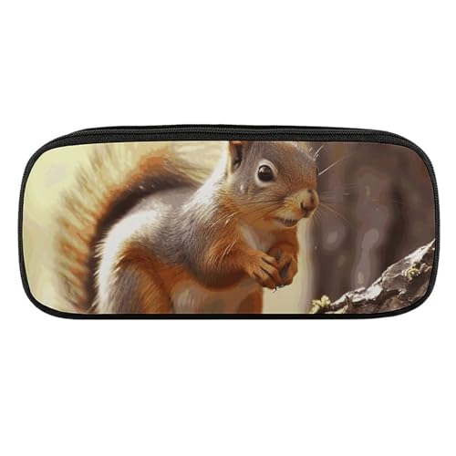 Dwrepo Lustiges Eichhörnchen-Federmäppchen, tragbares Federmäppchen, große Kapazität, Stifteetui, Make-up-Tasche für Erwachsene, Büro, Geschenke, lustiges Eichhörnchen, Einheitsgröße, Federmäppchen, Dwrepo Lustiges Eichhörnchen-Federmäppchen, tragbares Federmäppchen, große Kapazität, Stifteetui, Make-up-Tasche für Erwachsene, Büro, Geschenke, lustiges Eichhörnchen, Einheitsgröße, Federmäppchen, von Dwrepo