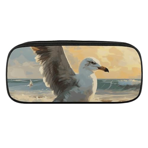 Dwrepo Painting of a Seagull Pencil Bag Portable Pencil Pouch Big Capacity Pen Case Makeup Bag for Adults Office Gifts, Painting of a Möwe, One Size, Pencil Bag, Gemälde einer Möwe, Einheitsgröße, Dwrepo Painting of a Seagull Pencil Bag Portable Pencil Pouch Big Capacity Pen Case Makeup Bag for Adults Office Gifts, Painting of a Möwe, One Size, Pencil Bag, Gemälde einer Möwe, Einheitsgröße, von Dwrepo