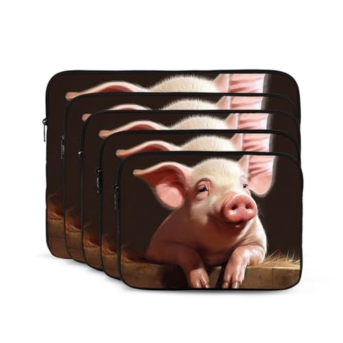 Foolish Laptoptasche mit niedlichem Tiermotiv, 30,5 cm (12 Zoll), tragbar, stoßfest, modische Laptoptasche für Damen und Herren, Laptop-Aktentasche von Dwrepo
