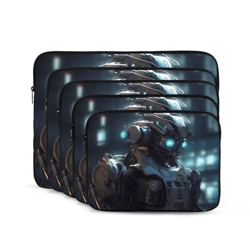 Future Robot Laptoptasche, 12 Zoll (30,5 cm), tragbar, stoßfest, modische Laptoptasche für Damen und Herren, Laptop-Aktentasche von Dwrepo