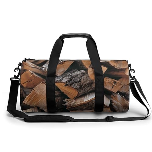 Reisetasche mit Holzblöcken, Wochenendtasche für Damen, großes Fassungsvermögen, faltbar, Handgepäcktasche, leicht, Sport, Turnbeutel für Reisen/Geschenk, weiß, 45 cm/22,9 cm/22,9 cm/22,9 cm, weiß, Reisetasche mit Holzblöcken, Wochenendtasche für Damen, großes Fassungsvermögen, faltbar, Handgepäcktasche, leicht, Sport, Turnbeutel für Reisen/Geschenk, weiß, 45 cm/22,9 cm/22,9 cm/22,9 cm, weiß, von Dwrepo