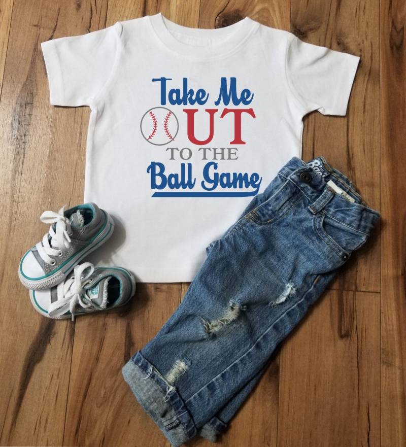 Nimm Mich Mit Ball-Spiel-Kleinkind-Shirt von DxSDesigns