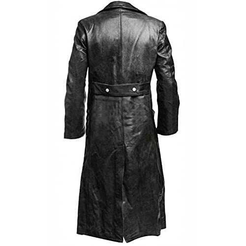 DxanDn Lange Jacke Herren Clearance,Ledermantel Herren Lang Schwarz Mittelalter Zweireiher Mantel Steampunk Gothic Jacke Vintage Viktorianischen Cosplay KostüM Trenchcoat Distressed GroßE GrößE DxanDn Lange Jacke Herren Clearance,Ledermantel Herren Lang Schwarz Mittelalter Zweireiher Mantel Steampunk Gothic Jacke Vintage Viktorianischen Cosplay KostüM Trenchcoat Distressed GroßE GrößE von DxanDn