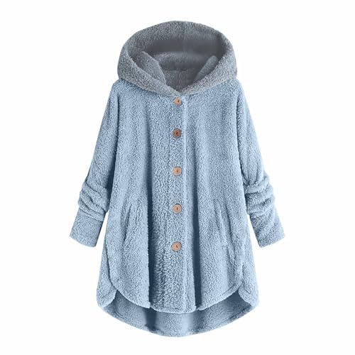 Plüschjacke Damen sale clearance, Lässige Fleece Jacke Winter Warm Kapuzenjacke mit Kapuze Teddy Fleecejacke Flauschig Kuschelig Wintermantel Lang Einfarbig Fellmantel Taschen Mantel Pullover Plüschjacke Damen sale clearance, Lässige Fleece Jacke Winter Warm Kapuzenjacke mit Kapuze Teddy Fleecejacke Flauschig Kuschelig Wintermantel Lang Einfarbig Fellmantel Taschen Mantel Pullover von DxanDn