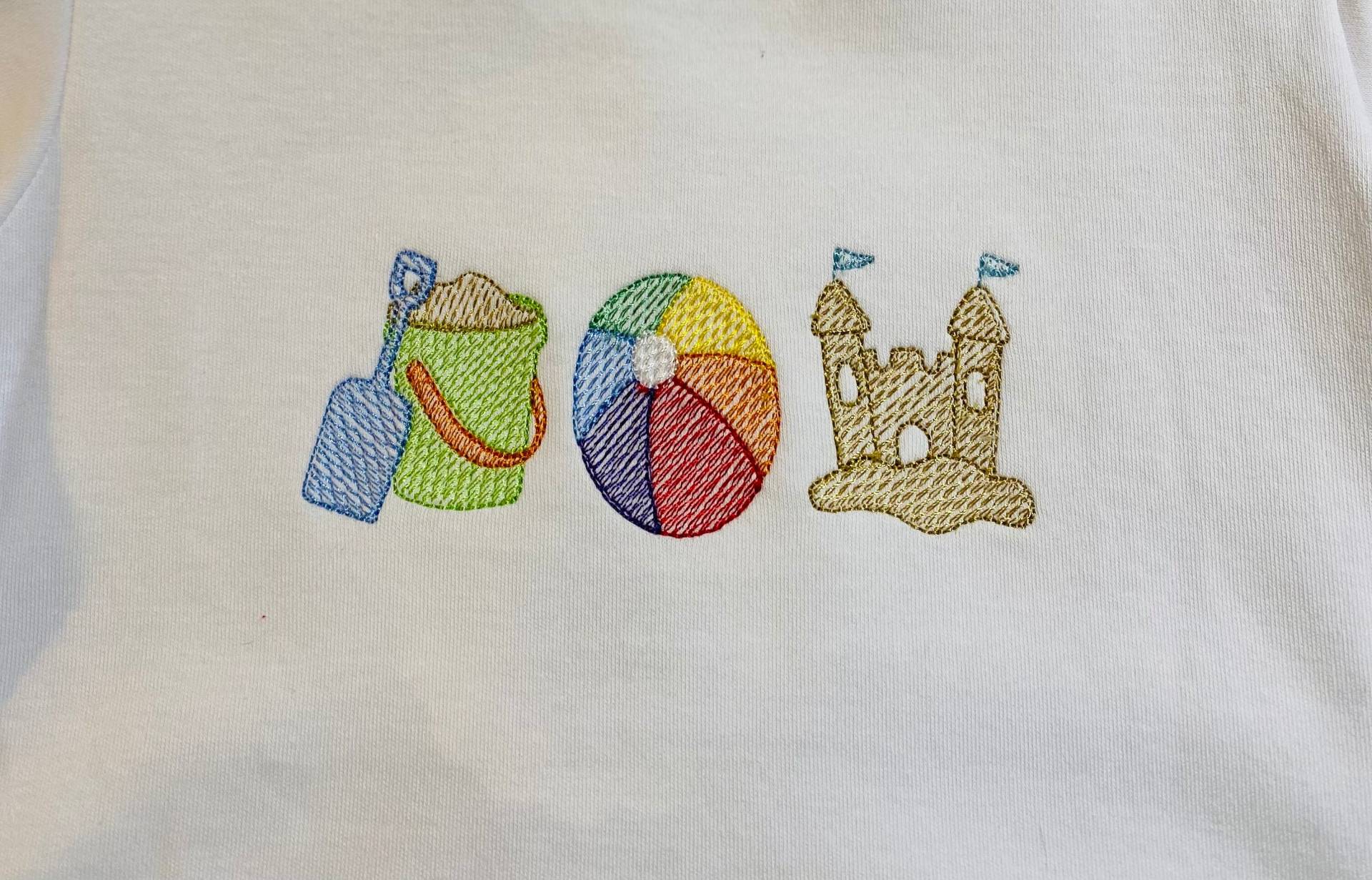 Jungen Sommer Strand Besticktes Hemd/Stickerei Für Monogramm Shirt Spielzeug von DyLaynesEmbroidery