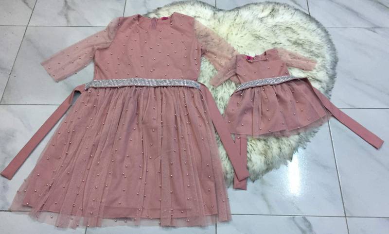 Passendes Mutter Daughte Kleid Set, Mama Und Ich Passende Kleider von DyStyle